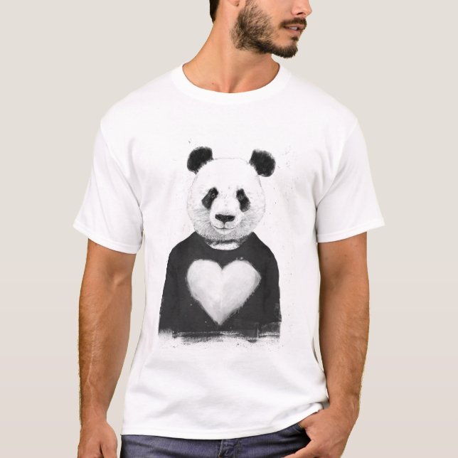 Camiseta Panda bonita (Frente)