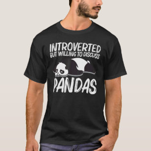Camiseta Panda Bonita Para Homens Masculinos Cubo Animal Fo