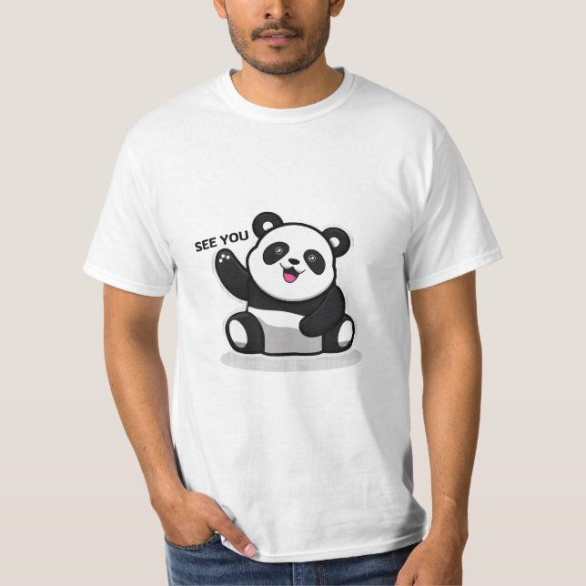 Camiseta panda bonitinho (Frente)