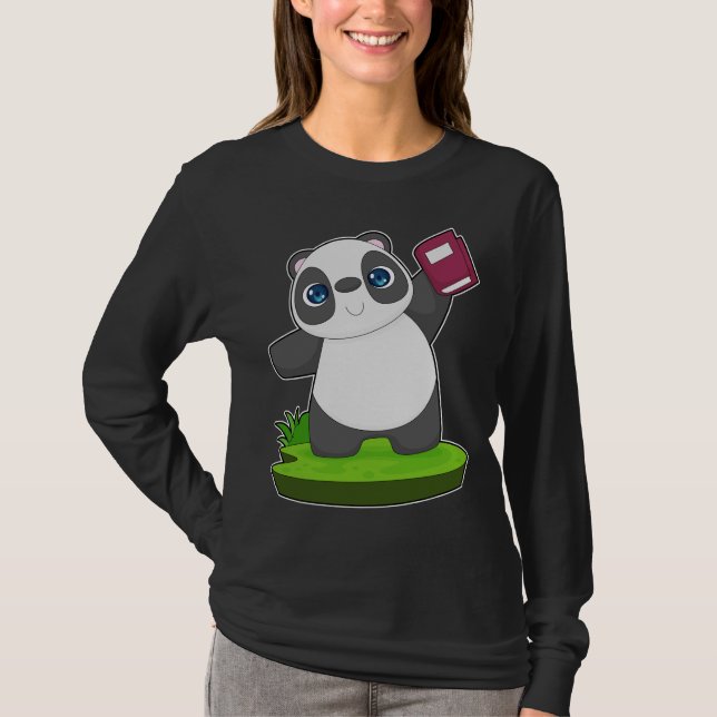 Camiseta Panda Book (Frente)