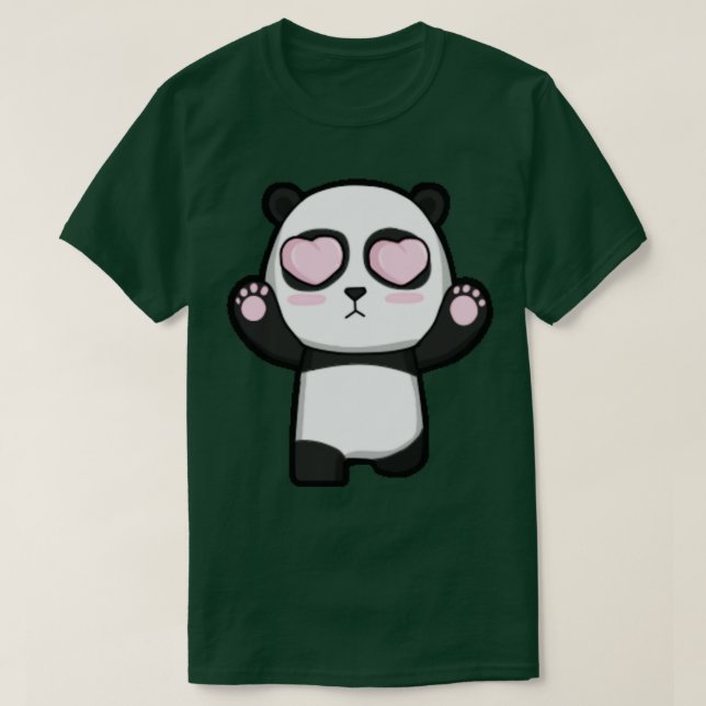 Camiseta Panda branca 5 (Frente do Design)