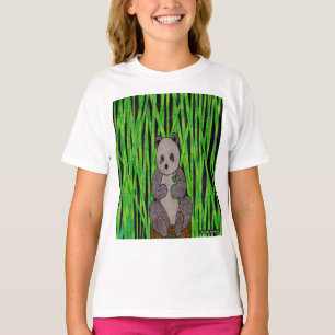 Camiseta Panda (branco) - T-Shirt Básica Feminina