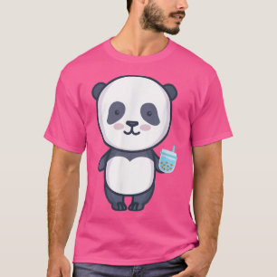 Camiseta Panda Bubble Boba Tea Kawaii Cute Anime Otaku Japa