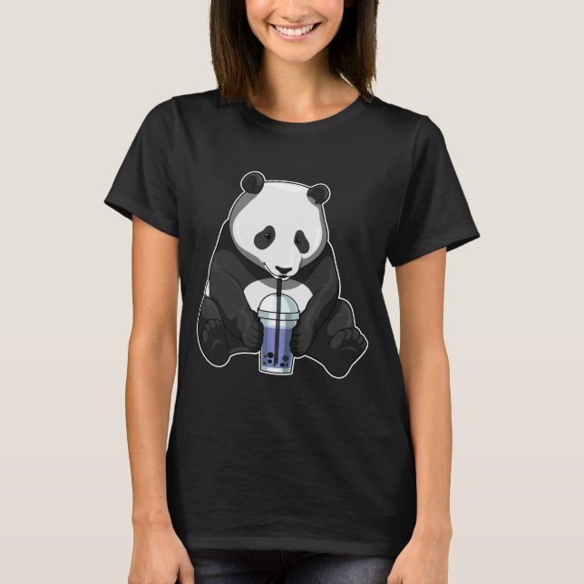 Camiseta Panda Bubble Tea (Frente)