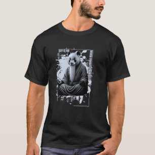 Camiseta Panda Buda Meditação Zen Motivo Legal