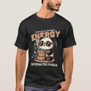 Camiseta Panda cafeinado
