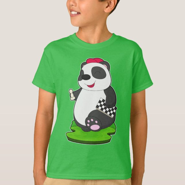 Camiseta Panda Chess piece Chess Chessboard (Frente)