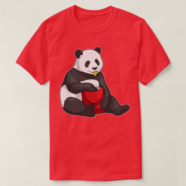 Camiseta Panda Chips Bag of Chips (Frente do Design)