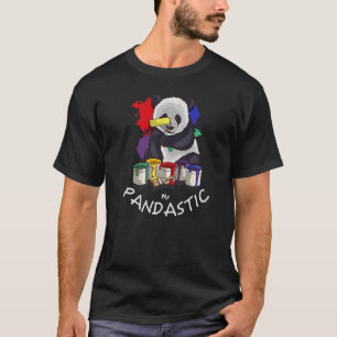 Camiseta Panda Colorida Pintura 'mr Pandastic' Mães Perfeit