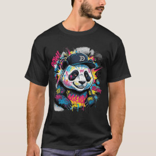 Camiseta Panda Colorido