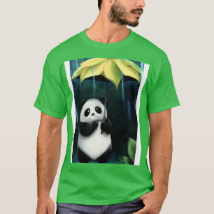 Camiseta Panda com a folha Umbrella 3