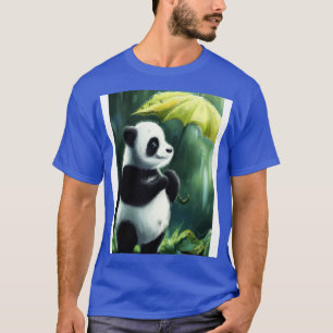Camiseta Panda com a folha Umbrella 4
