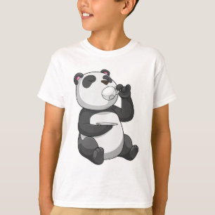 Camiseta Panda com a Taça Tea