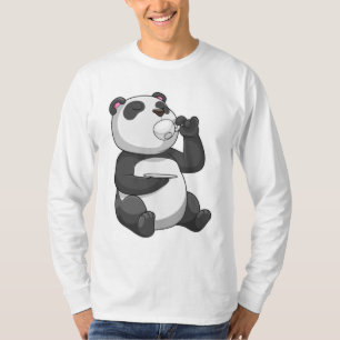 Camiseta Panda com a Taça Tea