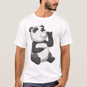 Camiseta Panda com a Taça Tea