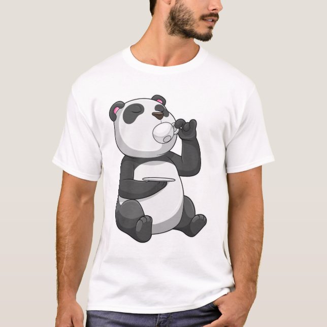 Camiseta Panda com a Taça Tea (Frente)