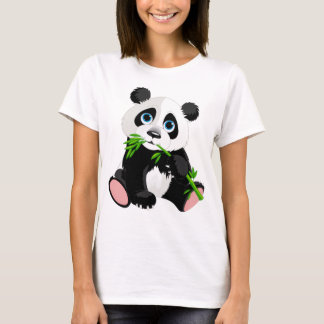 Camiseta Panda Com Amor