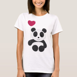 Camiseta Panda com balão