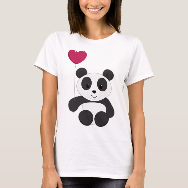 Camiseta Panda com balão (Frente)