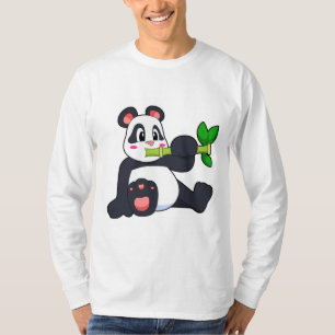 Camiseta Panda com Bamboo