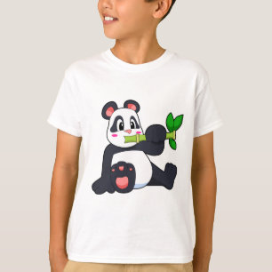 Camiseta Panda com Bamboo