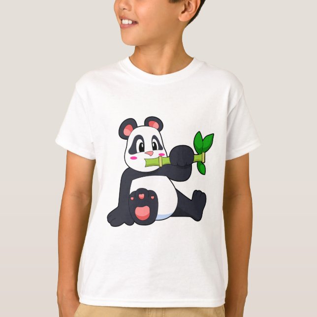 Camiseta Panda com Bamboo (Frente)