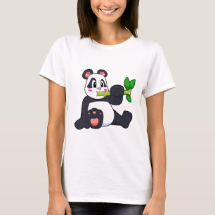 Camiseta Panda com Bamboo