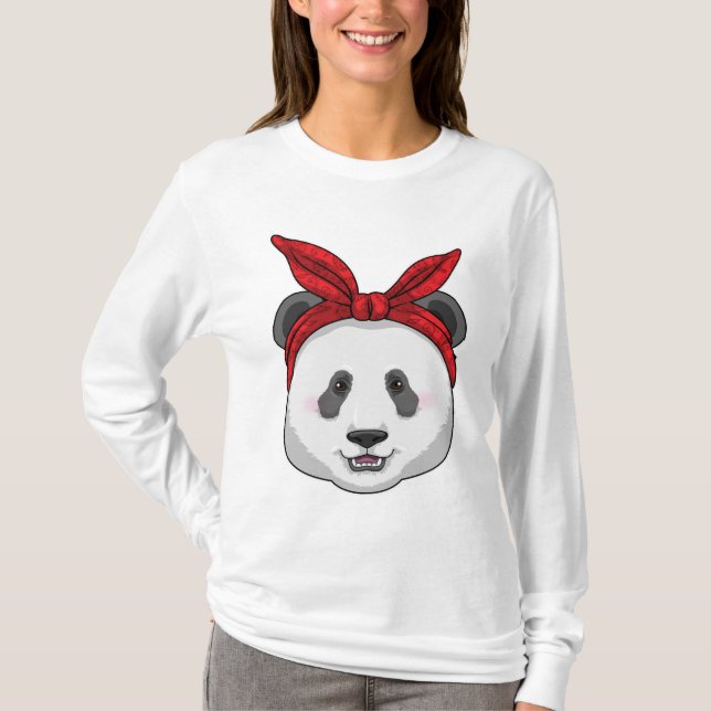 Camiseta Panda com Bandana (Frente)