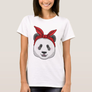 Camiseta Panda com Bandana