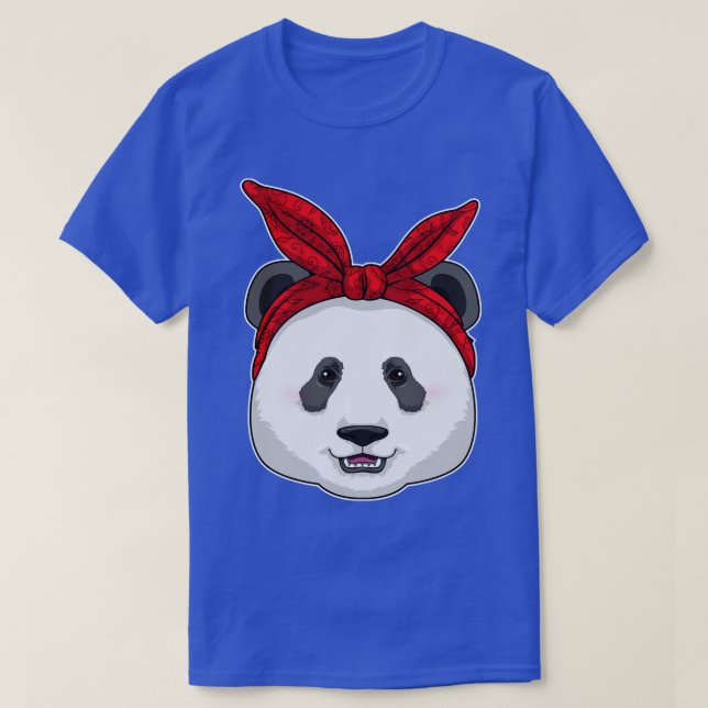 Camiseta Panda com Bandana (Frente do Design)