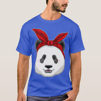 Camiseta Panda com Bandana