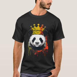 Camiseta Panda com Coroa