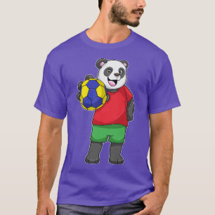 Camiseta Panda com Esportes de Andebol