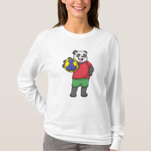 Camiseta Panda com Esportes de Andebol