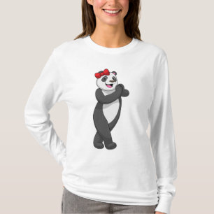 Camiseta Panda com Faixa de Opções