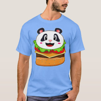 Camiseta Panda com Hambúrguer