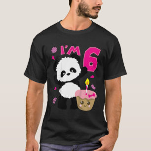 Camiseta Panda Com Kawaii Cake 6 Py