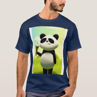 Camiseta Panda com o Sorvete 5