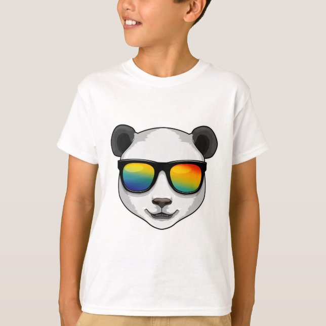 Camiseta Panda com óculos de sol (Frente)
