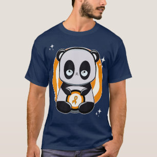 Camiseta Panda com Sensibilização para a Leucemia de Fita 1