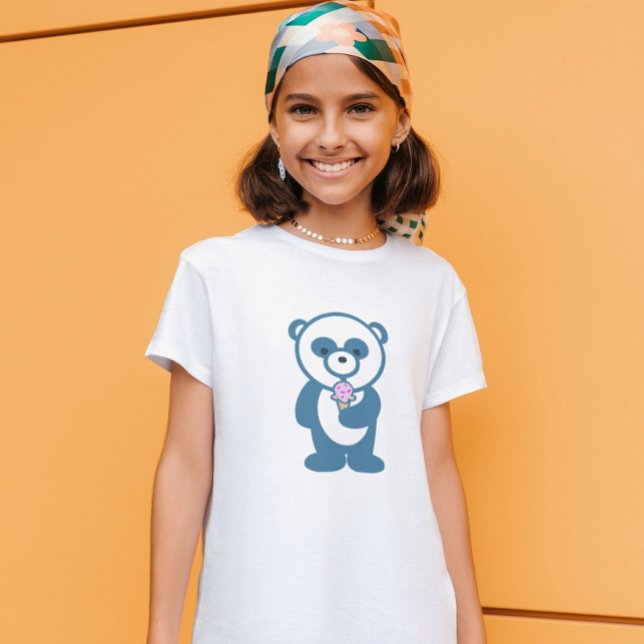Camiseta Panda com Sorvete (Criador carregado)