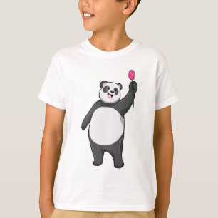Camiseta Panda com Tulip