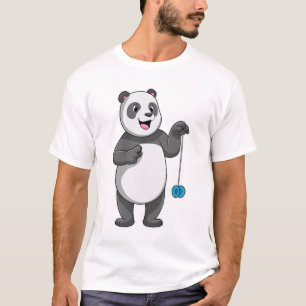 Camiseta Panda com Yo-yo