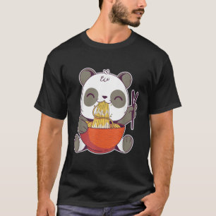 Camiseta Panda Comendo Anime Ra