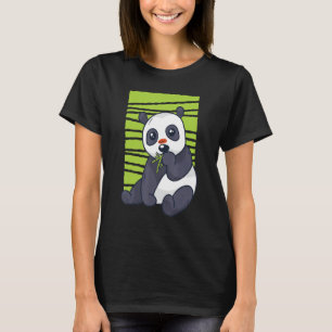 Camiseta Panda Comendo Bamboo Wild Panda Bamboo