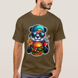 CAMISETA PANDA COMENDO CHEESEBURGER 4