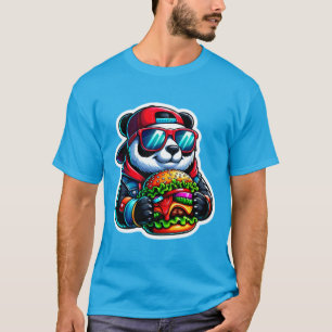CAMISETA PANDA COMENDO CHEESEBURGER 6