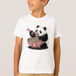 Camiseta Panda comendo marinheiros japonês estilo ukiyo-e r