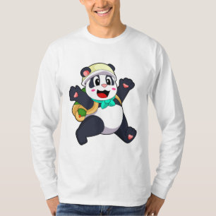Camiseta Panda como Estudante