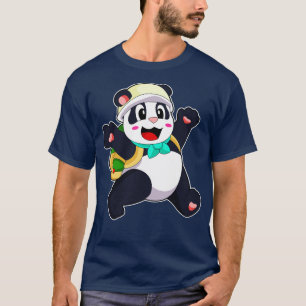 Camiseta Panda como Estudante